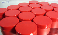 Plastic Beauty Containers - 5 ml (Red) - sku #9350